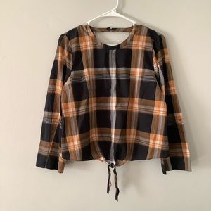 Plaid madewell top